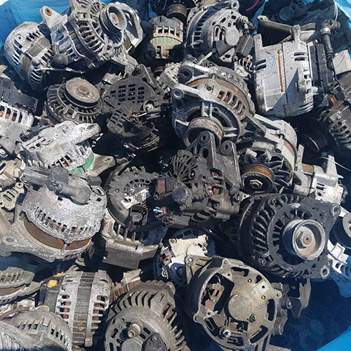 A bag of fairly used alternators.