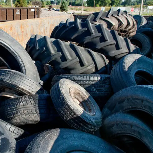 Large and small used tires to be recycled free shipping